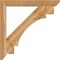 Ekena Millwork Merced Slat Rough Sawn Bracket, Western Red Cedar, 4"W x 40"D x 40"H BKT04X40X40MRC06RWR - alternate 4